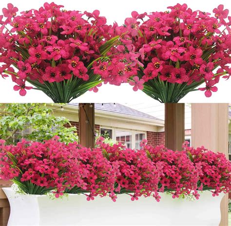 uv resistant flowers for outside|outdoor fade resistant faux flowers.